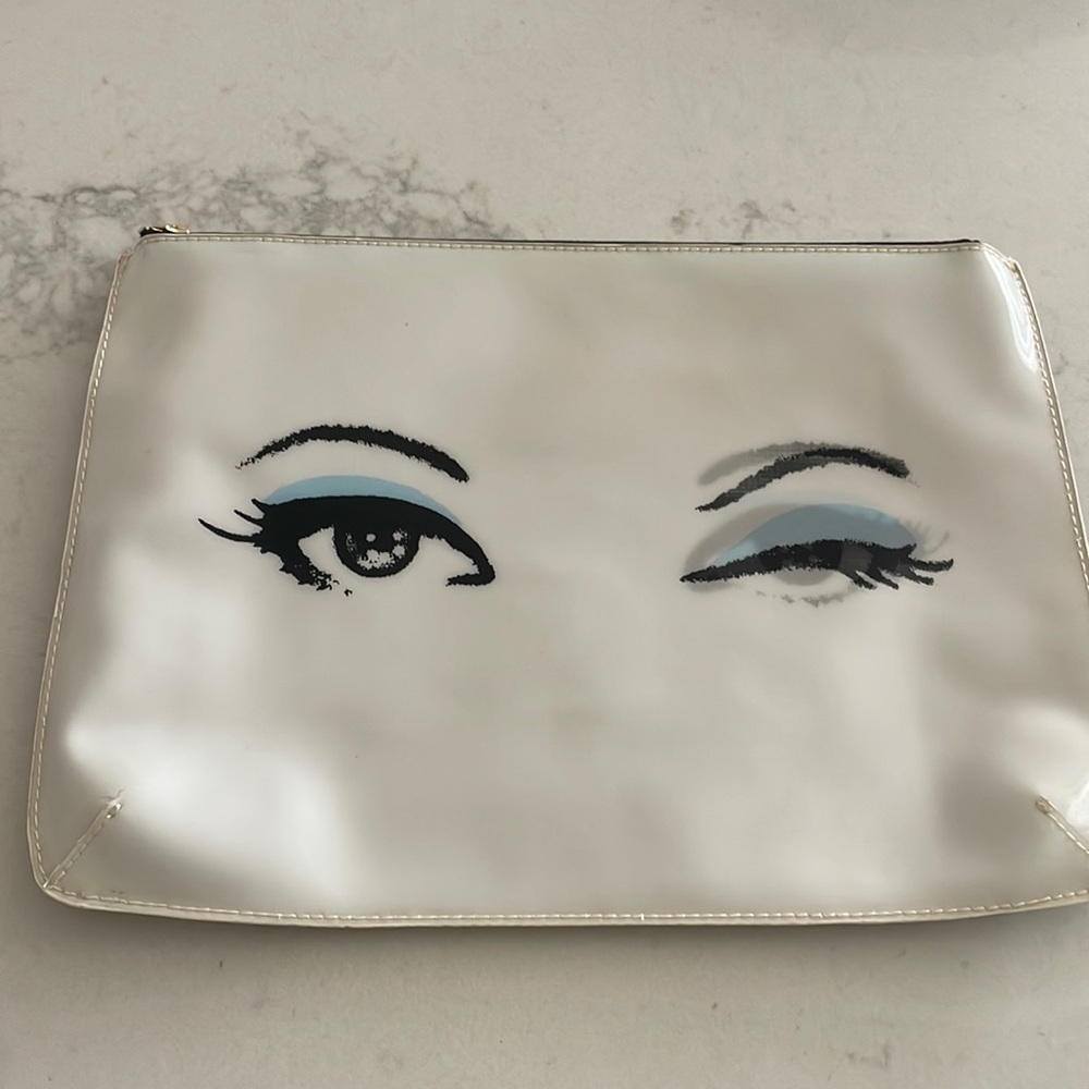 Kate Spade wonky eye clutch/make up bag